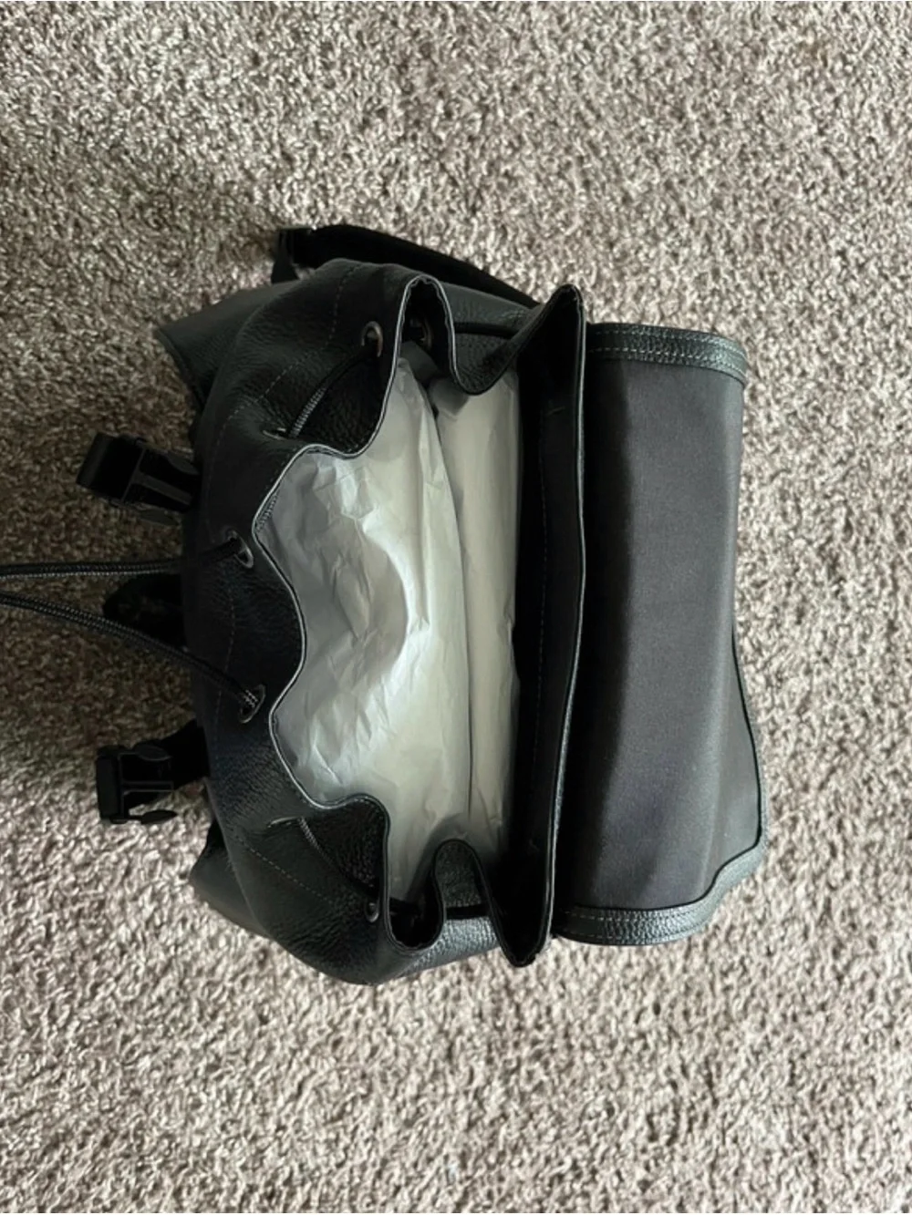 Coach structured pebbled